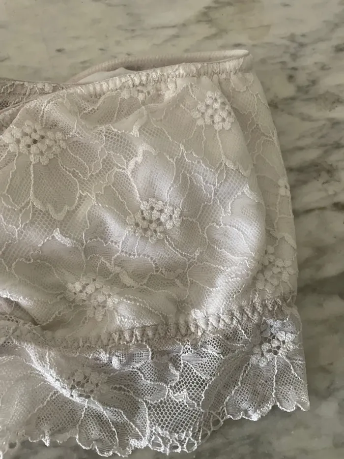 Bandeau dentelle blanc - photo numéro 4