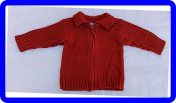 Gilet zippé 6 mois Tex basic