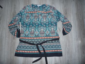 BLOUSE ML A MOTIFS MULTICOLORE "U COLLECTION" - TAILLE 42 - n°03