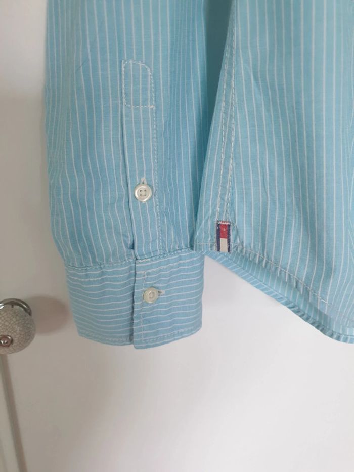 Chemise rayée bleu Tommy Hilfiger S - photo numéro 6