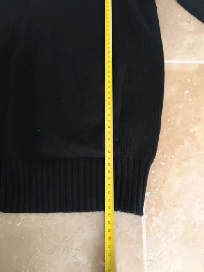 Pull full zip camionneur Polo Ralph Lauren Homme M Noir logo violet - photo numéro 14