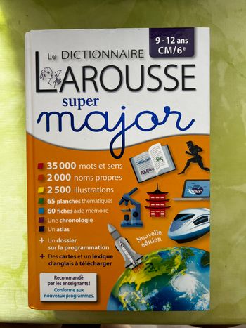 Dictionnaire Larousse super major 9 12ans