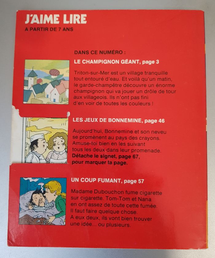 J'aime Lire N° 050 - Le champignon géant (mars-81) - photo numéro 2