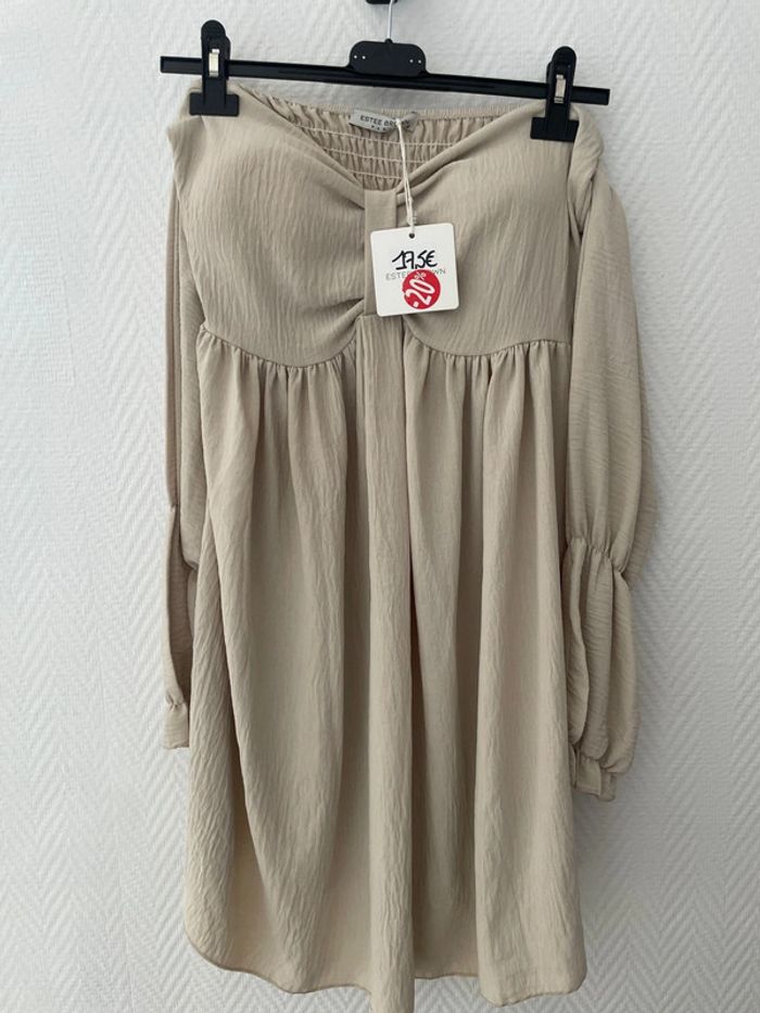 Robe beige femme - photo numéro 2
