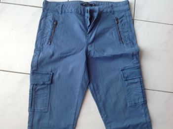 Pantalon skinny bleu Monoprix Taille 40