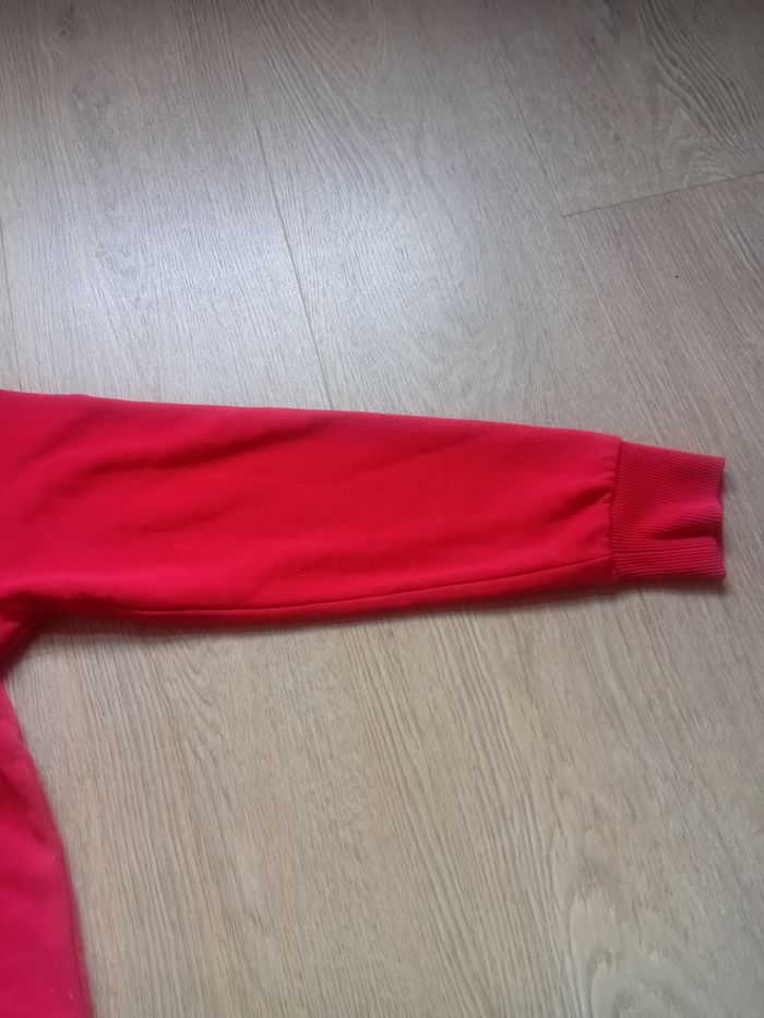 Sweat à capuche rouge et blanc  Fila Taille 12/ 13 ans - photo numéro 2
