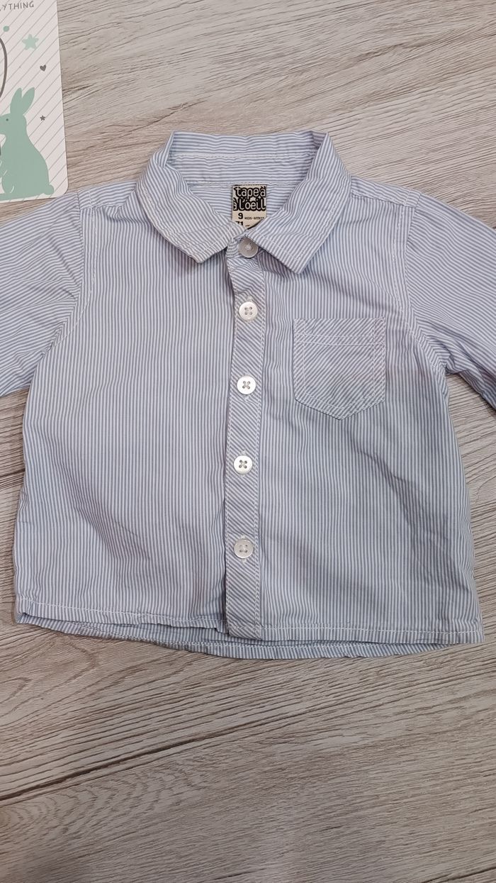 Chemise tape a l'oeil 9 mois - photo numéro 2