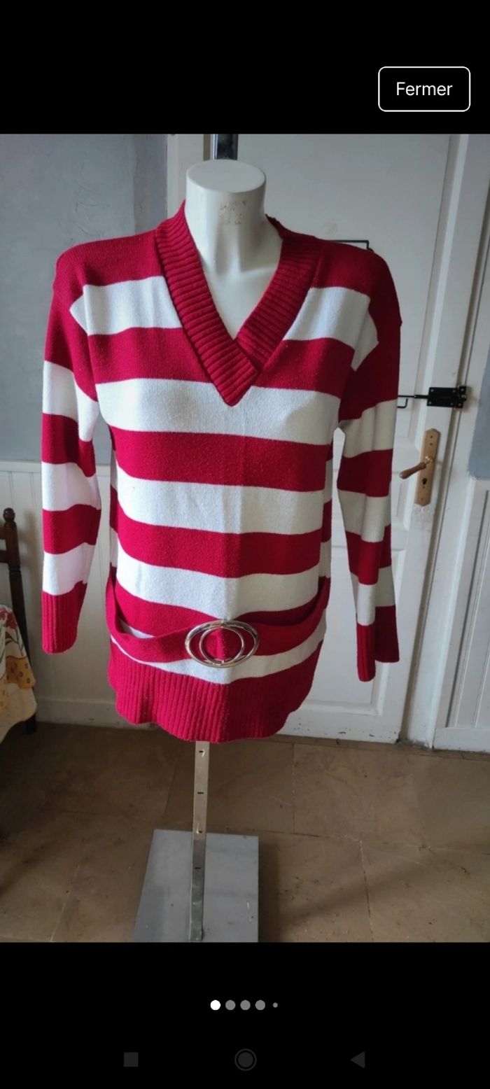 Très beau pull femme f57