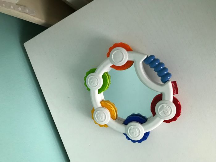 Hochet tambourin miroir Fisher price - photo numéro 1