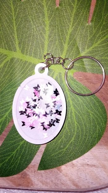 Porte clé papillons