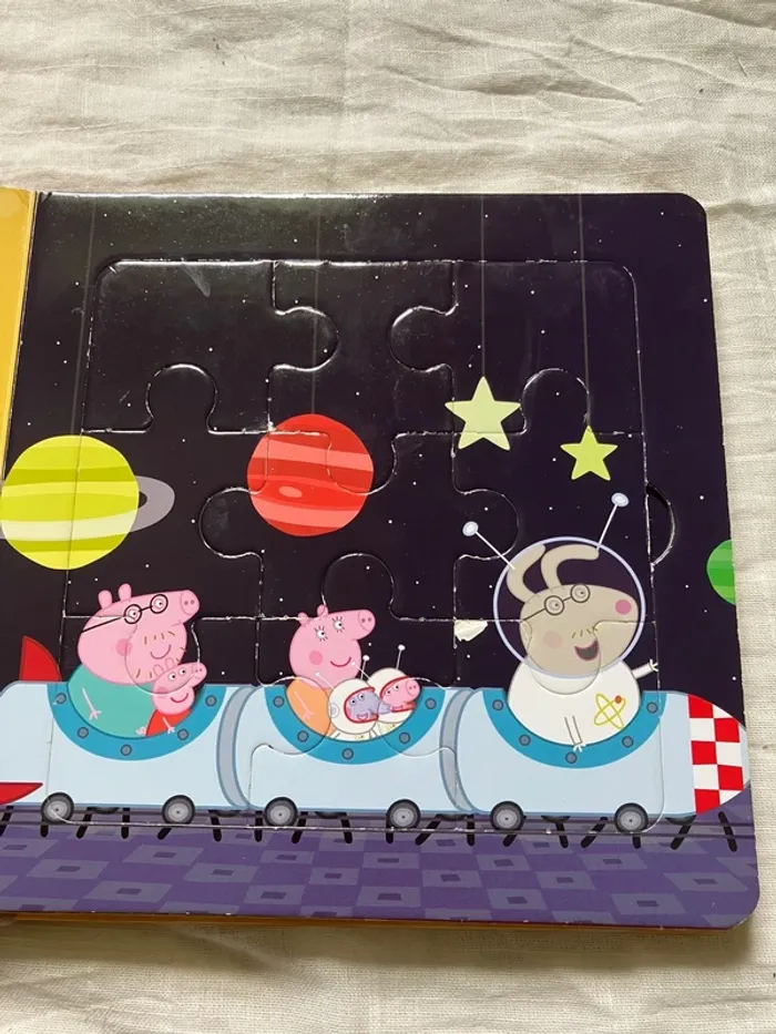 Livre enfant – Peppa Pig : Mon petit livre puzzle (5 histoires + puzzles) - photo numéro 9