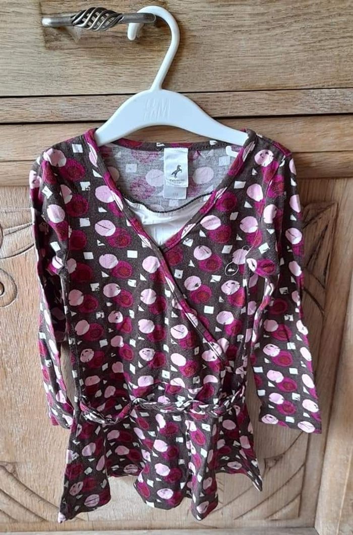 Lot de 3 t-shirts longues manches fille 116 - photo numéro 6