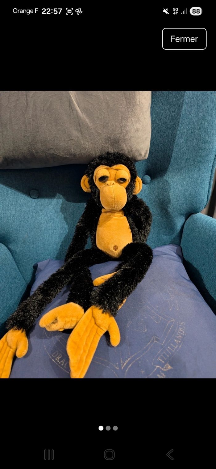 Peluche singe