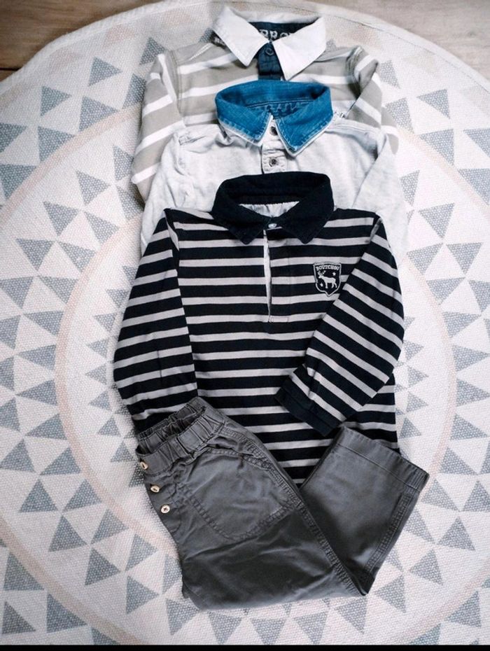 3 polo + pantalon - Bon État