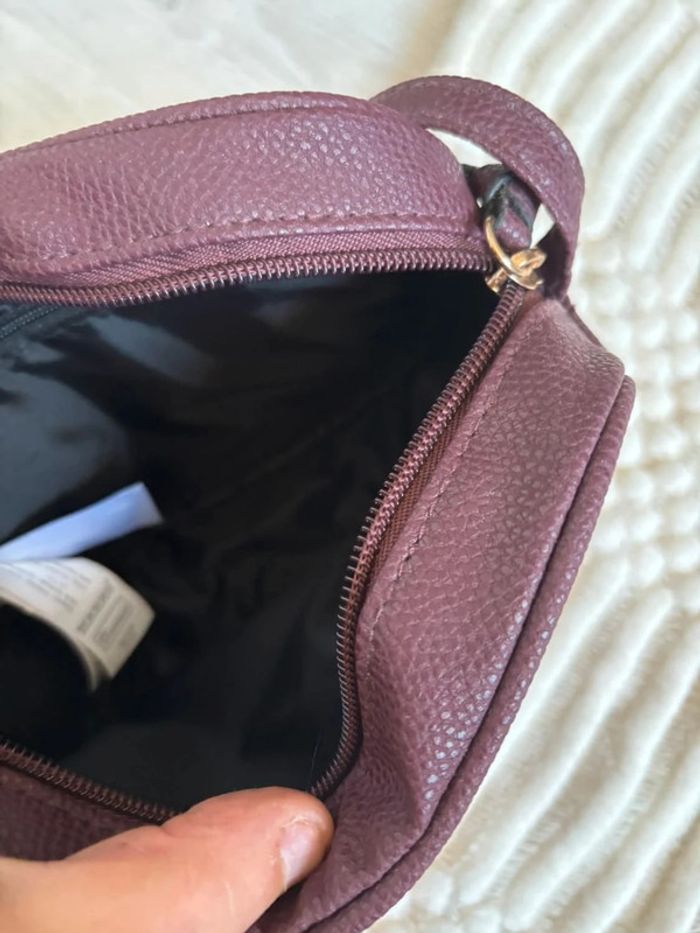 Petit sac à main couleur prune - photo numéro 6
