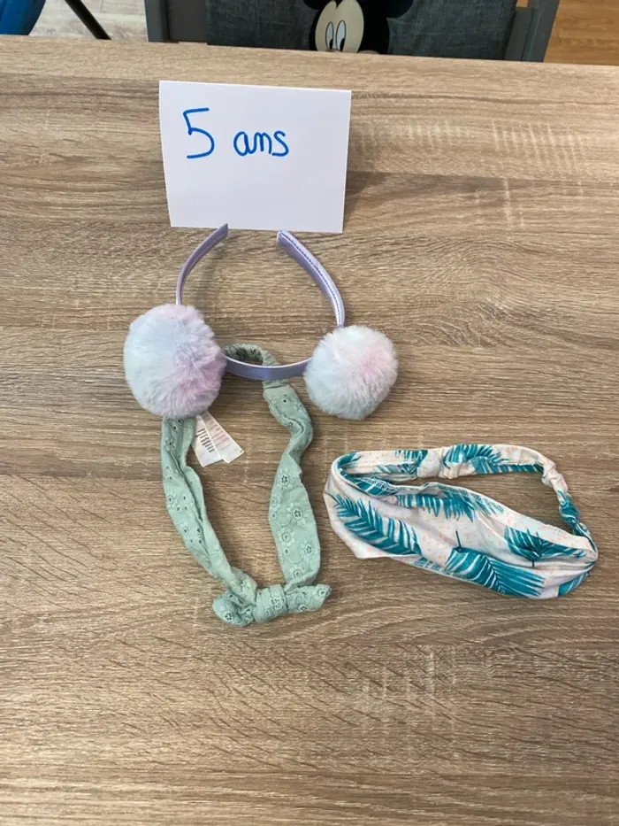 Lot accessoires cheveux fille serre-tête et bandeaux