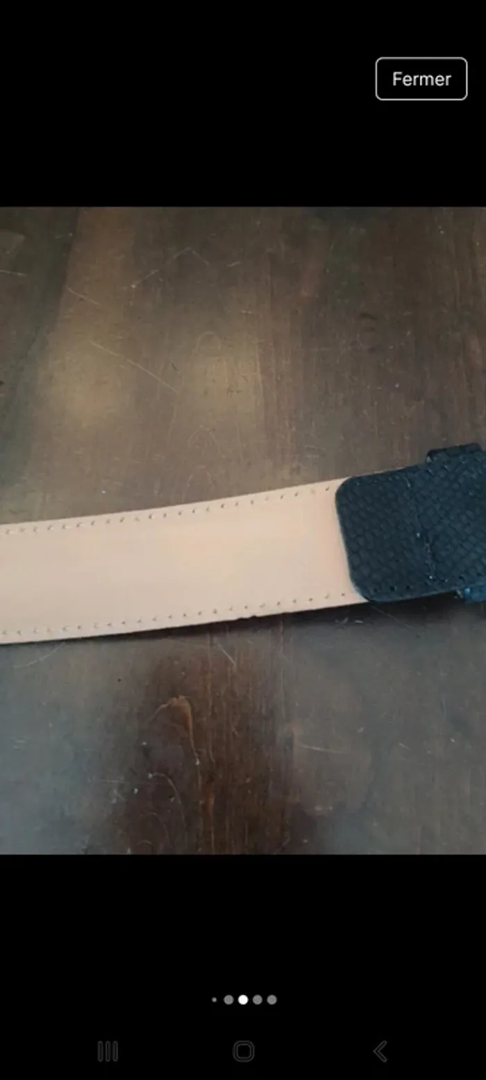 Ceinture homme Angelo de Lombardi cuir 85cm - photo numéro 17