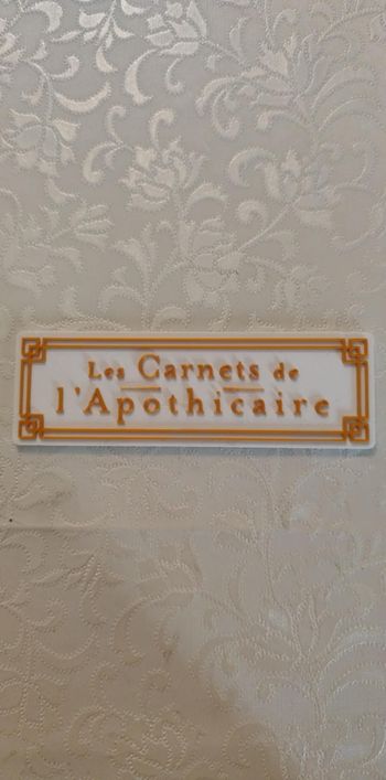 Plaque décorative – Les Carnets de l’Apothicaire