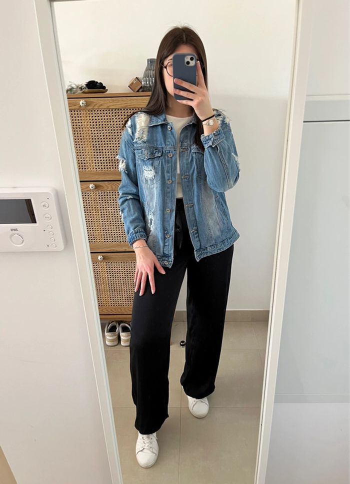 Veste en jean déchirée Vivid - photo numéro 6