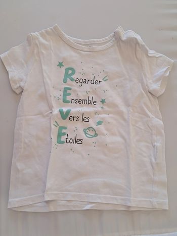 tee shirt fille 18 mois