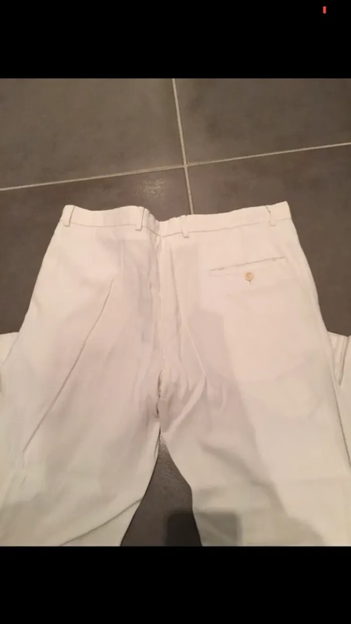 Pantalon blanc taille 42 - photo numéro 3