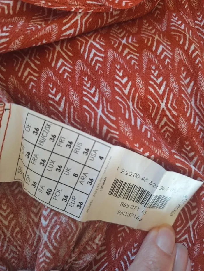 Robe longue à motifs Promod - photo numéro 5