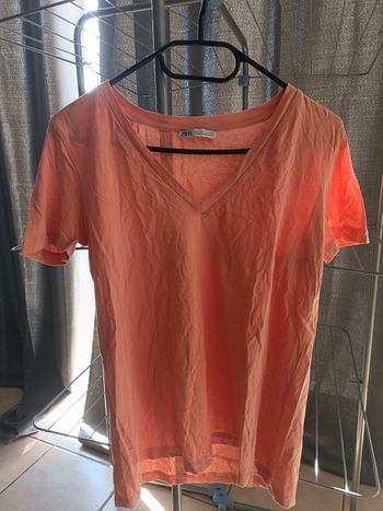 Tee shirt col V