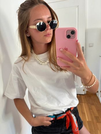 Lunette de soleil or