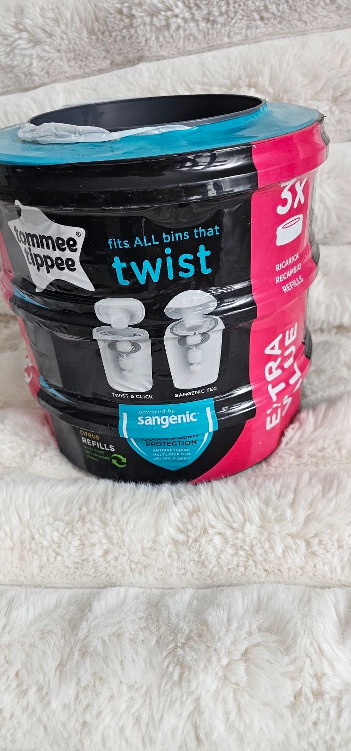 Lot de 3 recharges originales Twist & click Tommee Tippee neufs - photo numéro 5