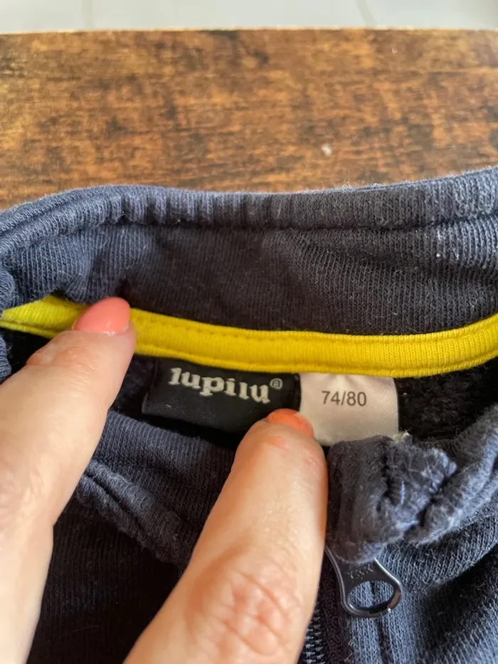 Lot de 2 gilets zippés bébé garçon 18 mois - photo numéro 2