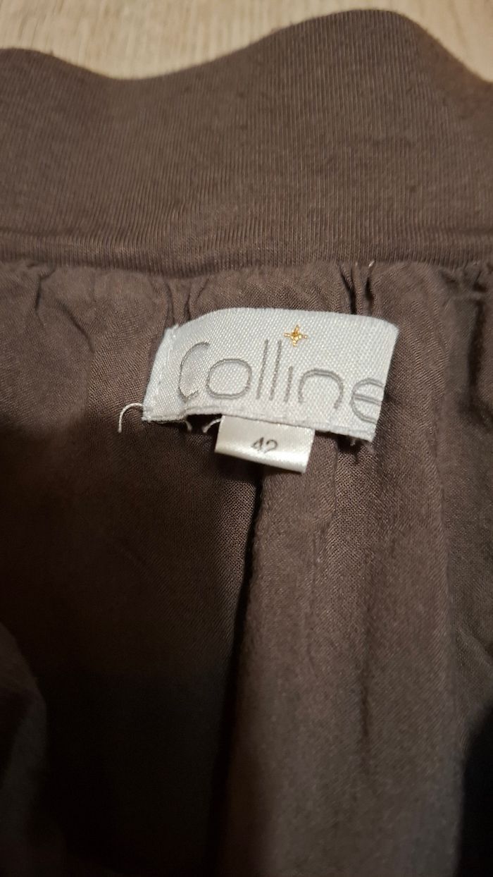jupe marron maternité T42 Coline TBE - photo numéro 2
