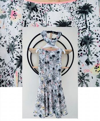 3-4 ans robe été + bandeau 3 pommes 104 cm