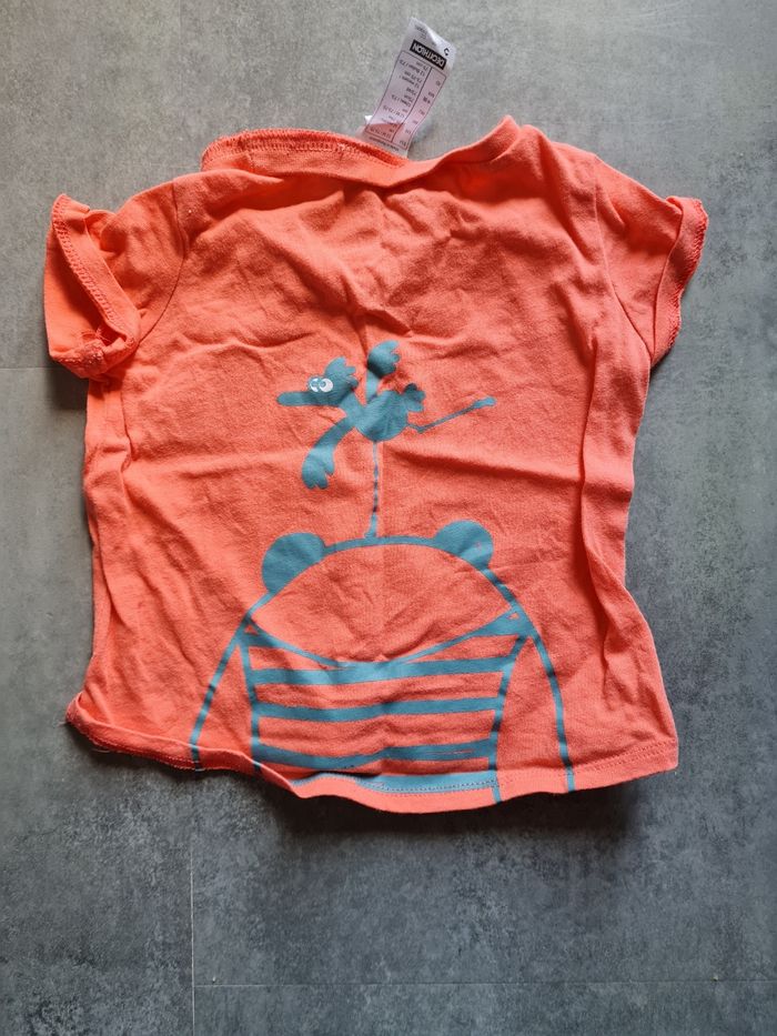 Tee-shirt à manches courtes taille 12 mois - photo numéro 2