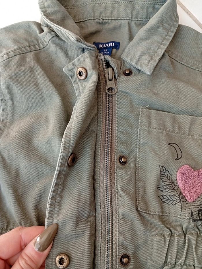 Veste kaki Kiabi taille 3ans - photo numéro 8