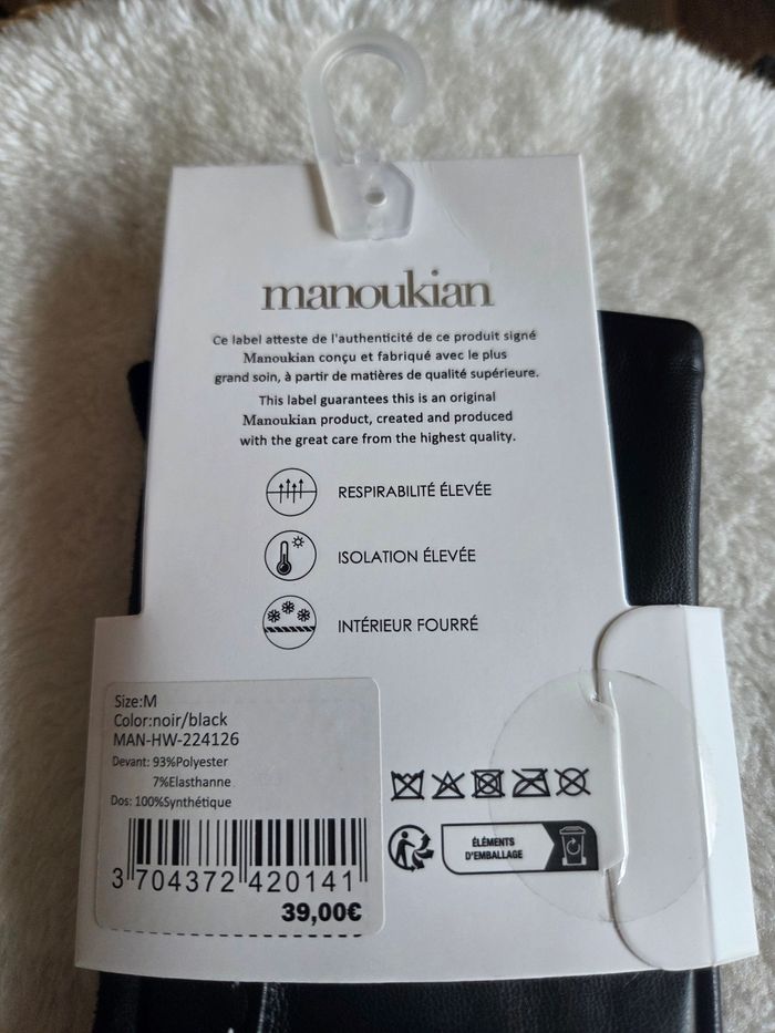 Gants tactiles neufs Manoukian - photo numéro 5
