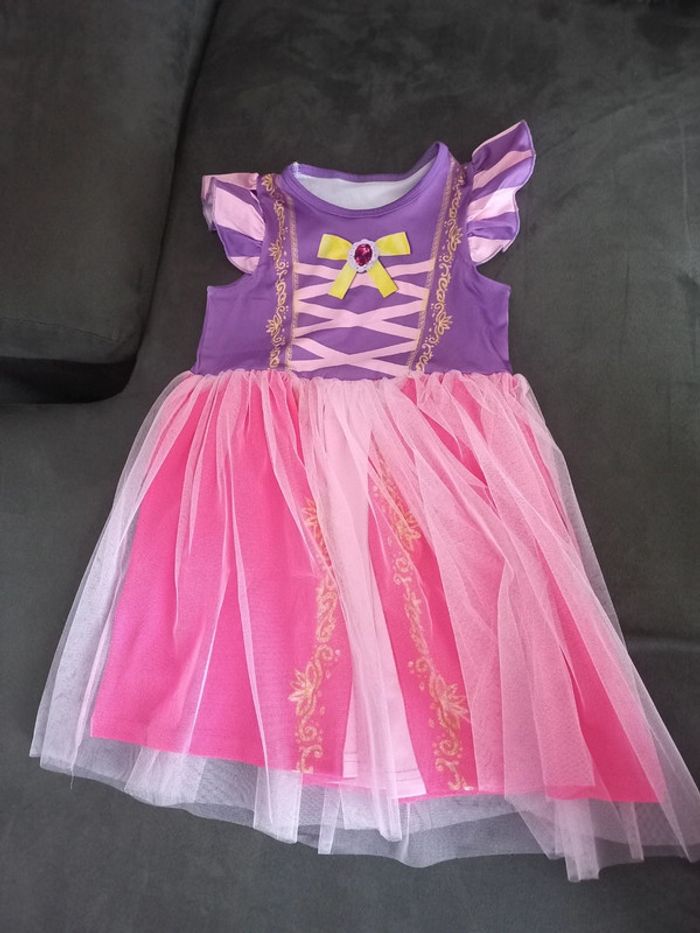 Robe déguisement raiponce princesse 4 ans