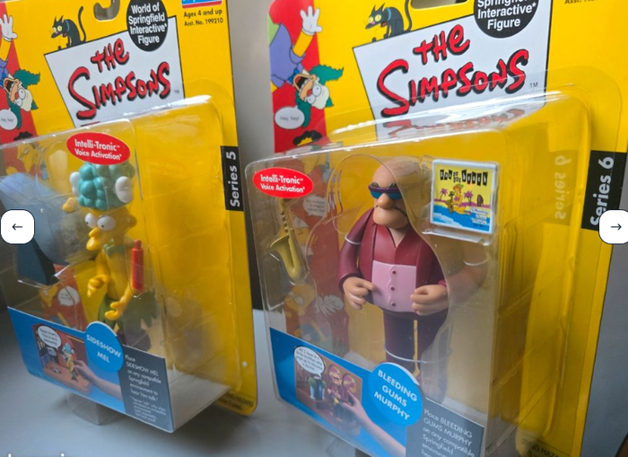 Simpsons Figurine Playmates Mel série 5 + Bleeding Gums Murphy série 6 WOS - photo numéro 4