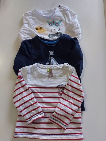 Lot T-shirt manches longues