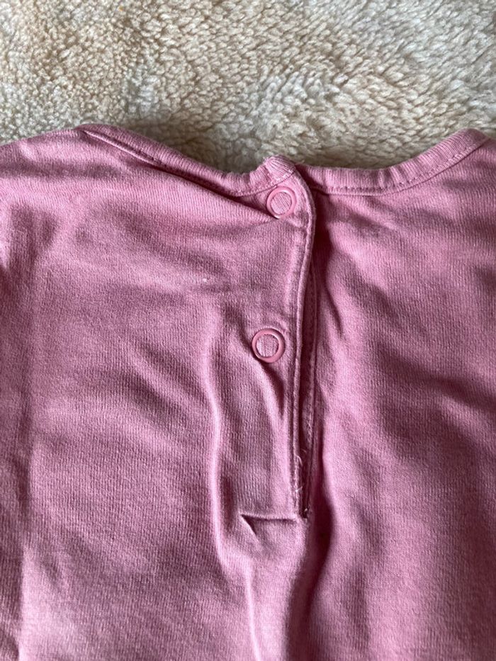 Tee shirt manches longues tex 12 mois cœur - photo numéro 5