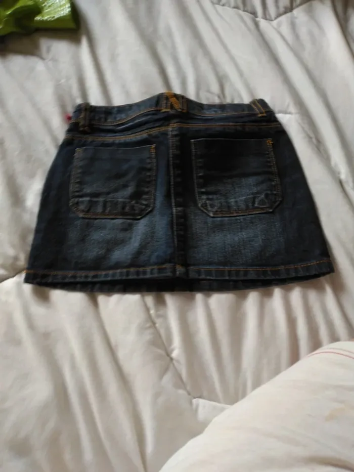 Mini jupe en Jean Fille - photo numéro 3
