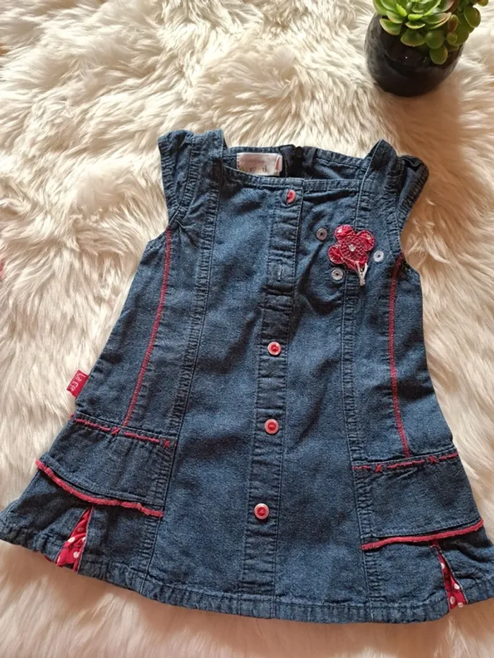 Lot de 4 robes en jeans - photo numéro 6