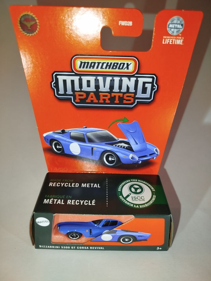 Matchbox Bizzarrini 5300 GT Corsa Revival Moving Parts - photo numéro 7