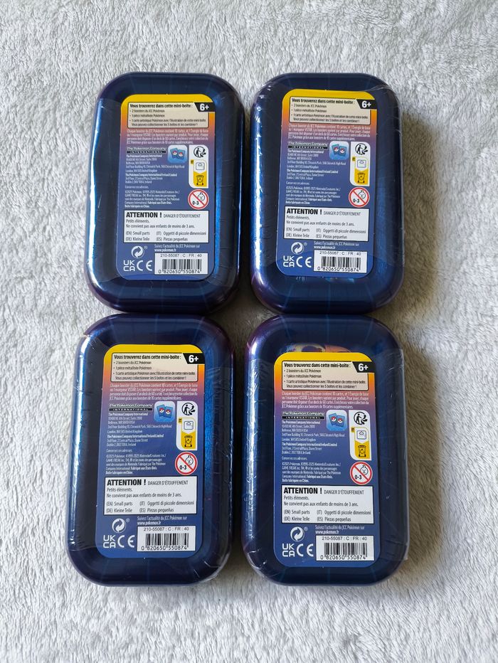Lot de 4 mini tin Kanto Power - photo numéro 2