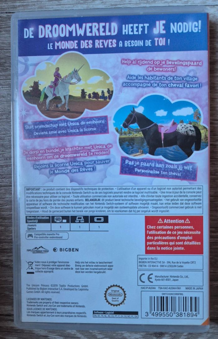 The Unicorn Princess. Nintendo Switch compatible Switch Lite et Oled. - photo numéro 2