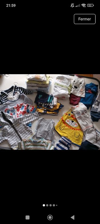 Lot 3 mois garçon 34 pieces