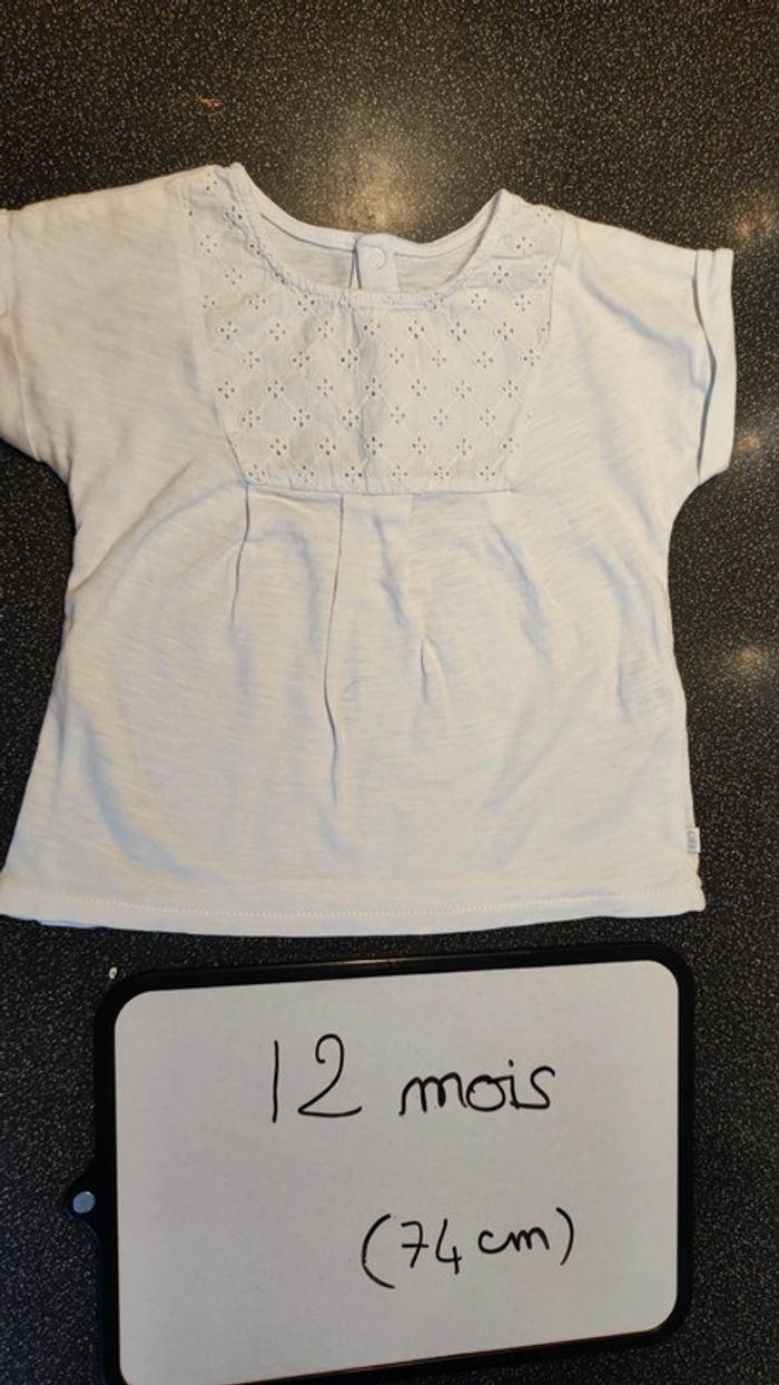 t-shirt + pantalon léger taille 12 mois - photo numéro 5