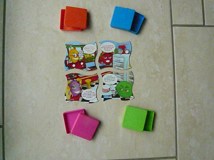 Lot de 4 puzzles 4 pièces