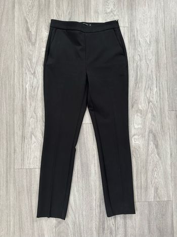 Pantalon taille haute noir Zara T38 M