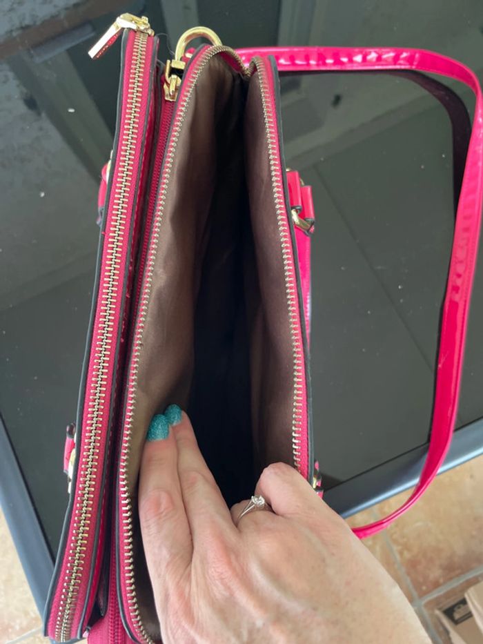 Sac à main, vernis rose - photo numéro 9