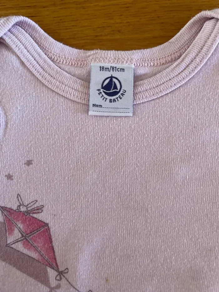 3 body manches longues fille petit bateau - photo numéro 6